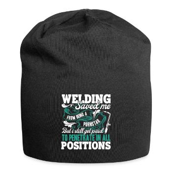 Welding Welding Save Me - Jersey Beanie - black - Front