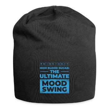 Diabetische Bauchspeicheldrüse - Jersey-Beanie - Schwarz - Vorne