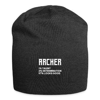 Archery - Jersey Beanie - charcoal grey - Front
