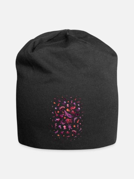 Animal marin Animal marin Aquariophile - Bonnet en jersey - noir