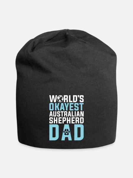 Cadeaux de berger australien - Bonnet en jersey - noir