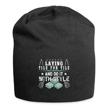 Flooring carpet installers - Jersey Beanie - black - Front