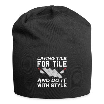 Flooring carpet installers - Jersey Beanie - black - Front