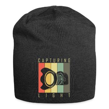 Lustiges Fotograf Geschenk Fotografie - Jersey-Beanie - Anthrazit - Vorne