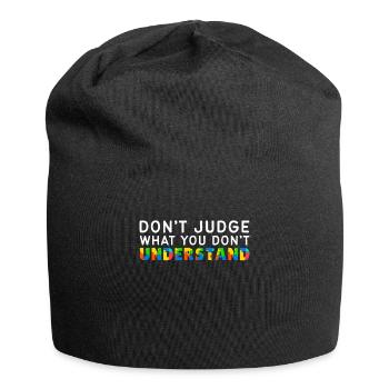 Autism Awareness – Don't Condemn What - Jersey Beanie - black - Front