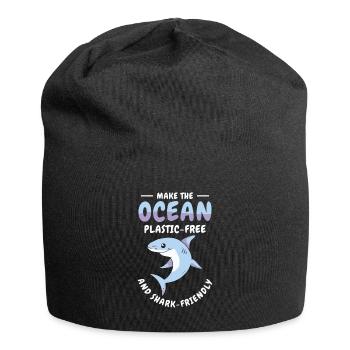 World Wildlife Day Shark Animal Welfare Marine - Jersey Beanie - black - Front