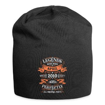 Jahre der Exzellenz April 2010 Geschenk - Jersey-Beanie - Schwarz - Vorne