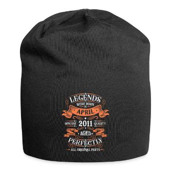 Jahre der Exzellenz April 2011 Geschenk - Jersey-Beanie - Schwarz - Vorne