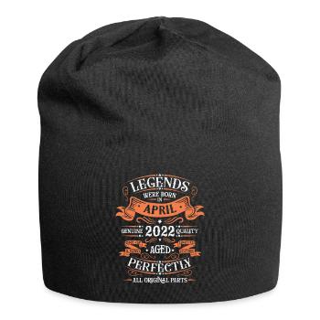 Avril 2022 | Avril 2022 anniversaire 2022 - Bonnet en jersey - noir - Devant