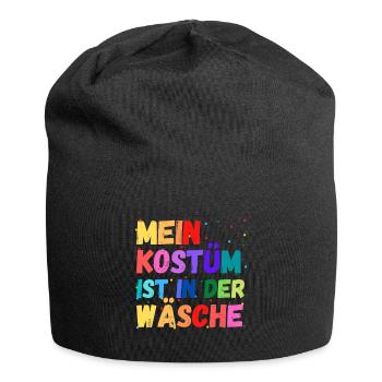 Mein Kostüm ist in der Wäscherei Carnival Party - Jersey-Beanie - Schwarz - Vorne