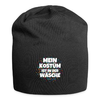 Mein Kostüm ist in der Wäscherei Carnival Party - Jersey-Beanie - Schwarz - Vorne
