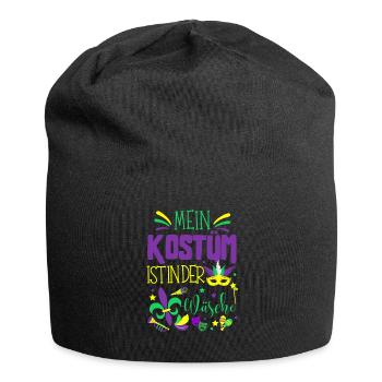 Mein Kostüm ist in der Wäscherei Carnival Party - Jersey-Beanie - Schwarz - Vorne