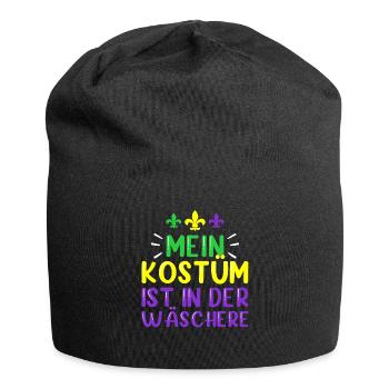 Mein Kostüm ist in der Wäscherei Carnival Party - Jersey-Beanie - Schwarz - Vorne