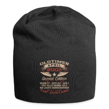 20. Geburtstag Mann Oldtimer April Jahrgang 2003 - Jersey-Beanie - Schwarz - Vorne
