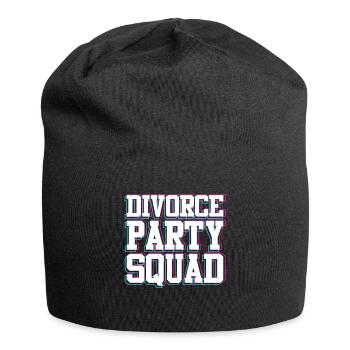 Partie de divorce heureux divorce divorce - Bonnet en jersey - noir - Devant