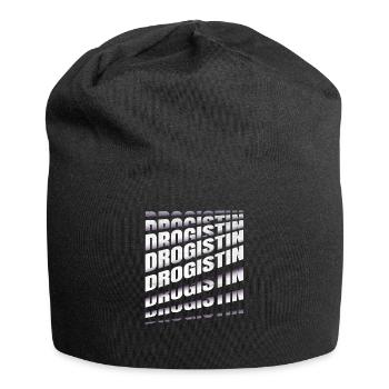 Apotheker Spruch Drogistin - Jersey-Beanie - Schwarz - Vorne