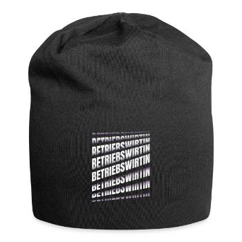 BWL Spruch Betriebswirtin - Jersey-Beanie - Schwarz - Vorne