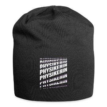 Physik Spruch Physikerin - Jersey-Beanie - Schwarz - Vorne