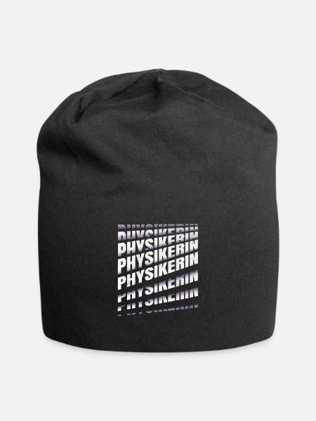 Physik Spruch Physikerin - Jersey-Beanie - Schwarz