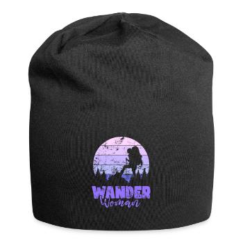 Wander Women in Nature - Jersey Beanie - black - Front