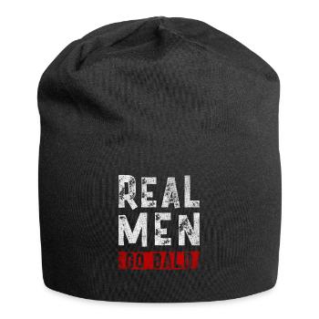 Being Bald Bald Guy With A Beard Bald Dad - Jersey Beanie - black - Front