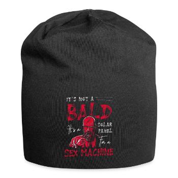 Being Bald Bald Guy With A Beard Bald Dad - Jersey Beanie - black - Front