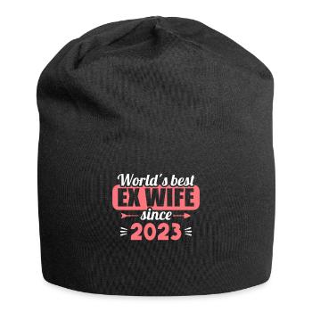 Worlds Best Ex Wife since 2023 Divorce - Jersey Beanie - black - Front