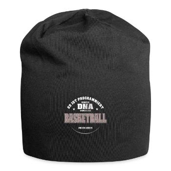 Es ist in meiner DNA ich muss zum BASKETBALL - Jersey-Beanie - Schwarz - Vorne