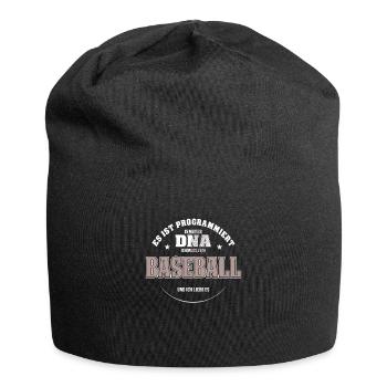 Es ist in meiner DNA ich muss zum BASEBALL - Jersey-Beanie - Schwarz - Vorne