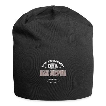 Es ist in meiner DNA ich muss zum BASE JUMPING - Jersey-Beanie - Schwarz - Vorne