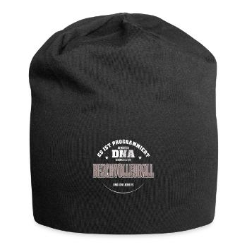 Es ist in meiner DNA ich muss zum BEACHVOLLEYBALL - Jersey-Beanie - Schwarz - Vorne