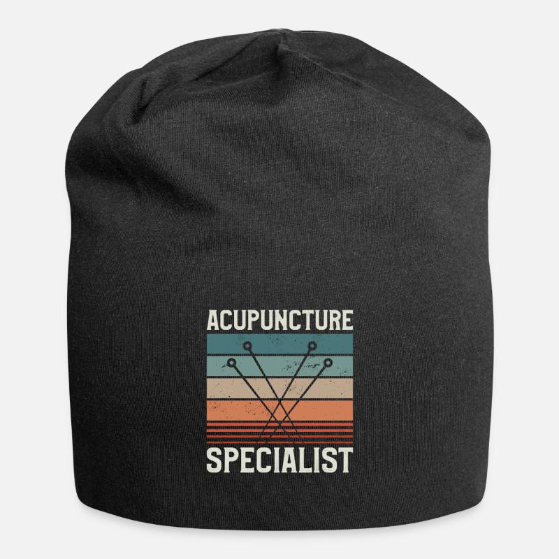 Acupuncture Spécialiste Acupuncteur - Bonnet en jersey - noir