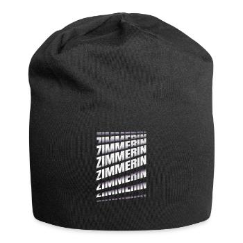 Zimmerer Spruch Zimmerin - Jersey-Beanie - Schwarz - Vorne