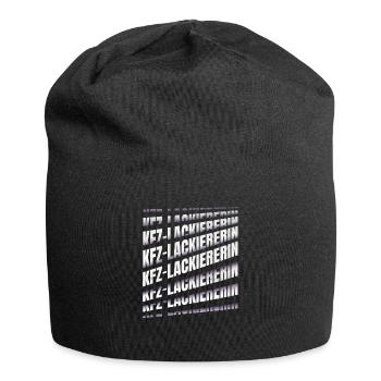 Autolackierer Spruch KFZ-Lackiererin - Jersey-Beanie - Schwarz - Vorne