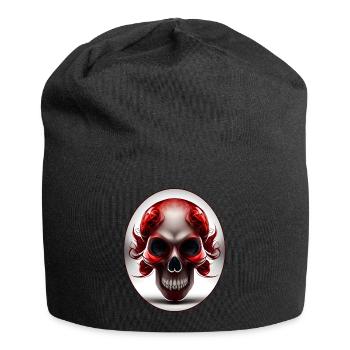 Darkside Design - Skull Art 3 - Jersey Beanie - black - Front
