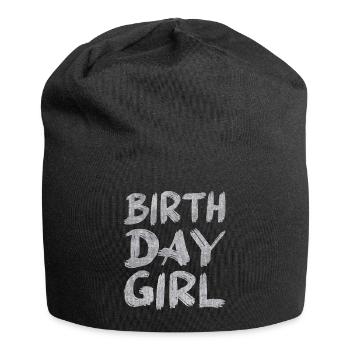 Birthday Girl - Jersey-Beanie - Schwarz - Vorne