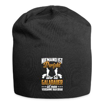 Galabauer ist perfekt Gärtner Landschaftsbauer - Jersey-Beanie - Schwarz - Vorne