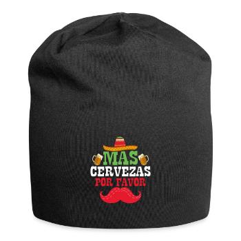 Mas Cervezas Por Favor Cinco De Mayo Party - Bonnet en jersey - noir - Devant