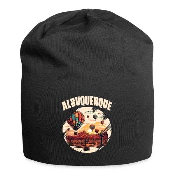 Albuquerque New Mexico Heißluftballon - Jersey-Beanie - Schwarz - Vorne
