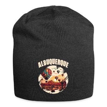 Albuquerque New Mexico Heißluftballon - Jersey-Beanie - Anthrazit - Vorne