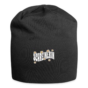 Schreiner niedliche Blumen Schreinerin - Jersey-Beanie - Schwarz - Vorne
