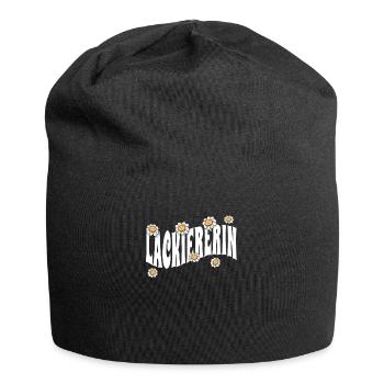 Maler Anstreicher niedliche Blumen Lackiererin - Jersey-Beanie - Schwarz - Vorne