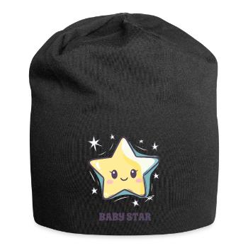 Baby star - Bonnet en jersey - noir - Devant