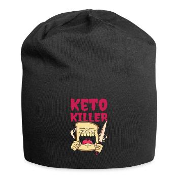 Keto Killer Nutritionniste Régime alimentaire - Bonnet en jersey - noir - Devant