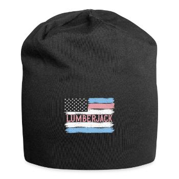 US Pride Lumberer Logger Gift Idea - Jersey-Beanie - Schwarz - Vorne