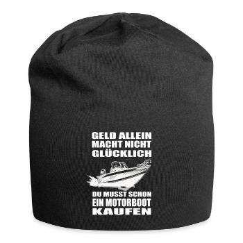 Motorboot - Jersey-Beanie - Schwarz - Vorne