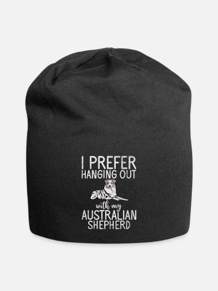 Australian Shepherd Gifts - Jersey Beanie - black
