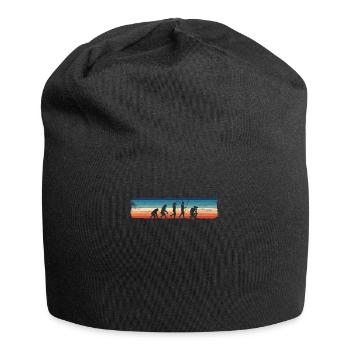 Evolution of the photographer — - Jersey Beanie - black - Front