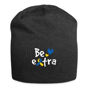 Seien Sie extra - Jersey-Beanie - Anthrazit - Vorne
