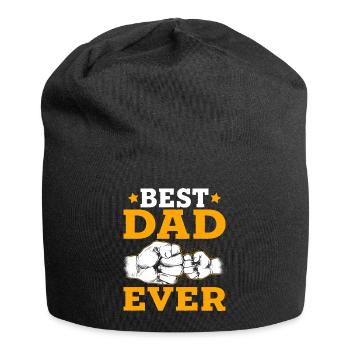 Best Dad Ever - Jersey Beanie - black - Front